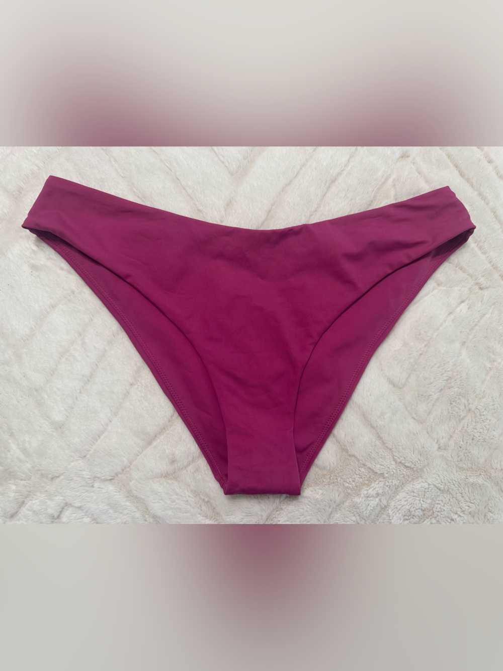 Women's High-Cut Bikini Bottom - Magenta